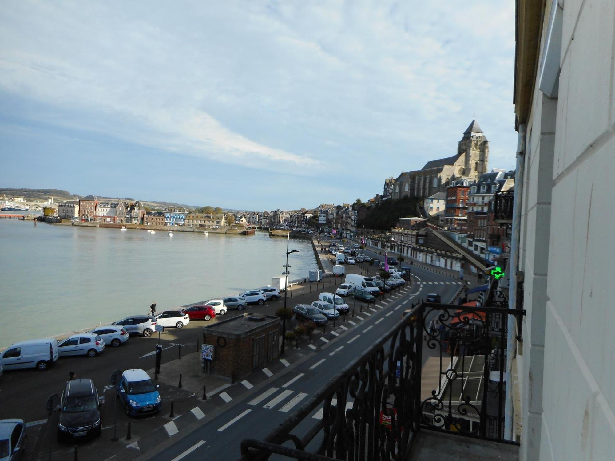 Superbe Vue Mer Quai 39 Le Tréport Kültér fotó